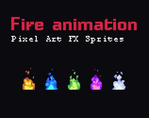 Fire Animation - Pixel Art FX Sprites v 1.0 RELEASED! - Fire Animation - Pixel Art FX Sprites 🔥 ...