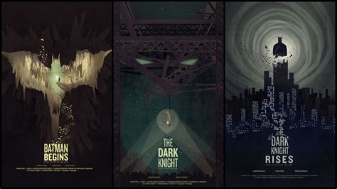 Nolan's Dark Knight Trilogy Poster Sets | Dark knight, The dark knight trilogy, Batman movie posters