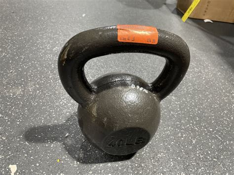 Used 40 lb Kettlebell