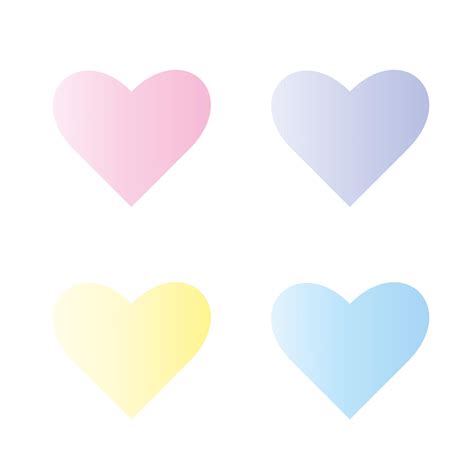 Pink Heart Clipart, Pastel Heart Illustration, Delicate Love - Clip Art Library