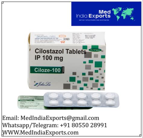 Tab Cilostazol 50mg at Rs 109/stripe | Pharmaceutical Tablets in Yerkheda | ID: 2851623736855