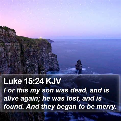 Luke 15:24 KJV Bible Verse Images