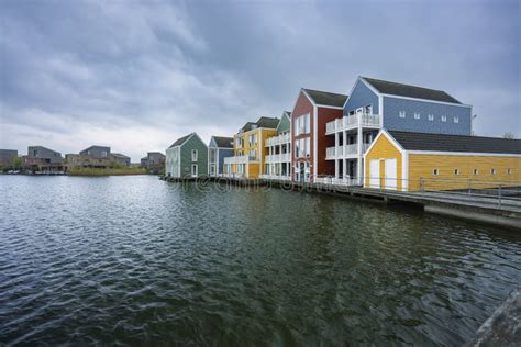 Modern Residential Architecture in Houten, the Netherlands Stock Image ...