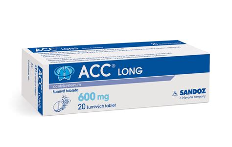 Sandoz ACC LONG 600 mg 20 dissolving tablets – My Dr. XM