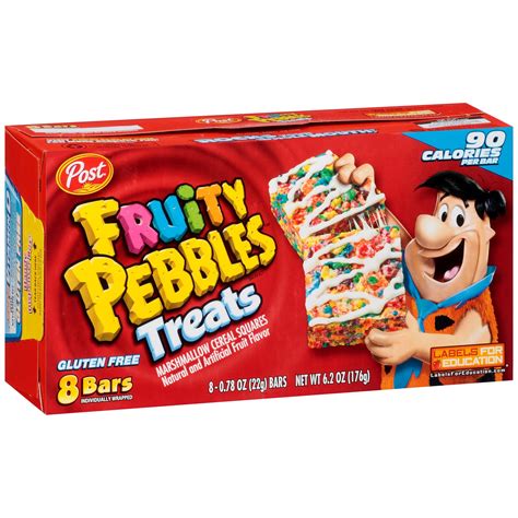 Post Fruity Pebbles Treats, Gluten Free, 8 Bars - Walmart.com - Walmart.com