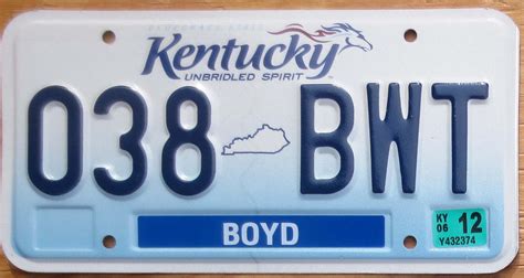 2006 Kentucky mint | Automobile License Plate Store: Collectible ...