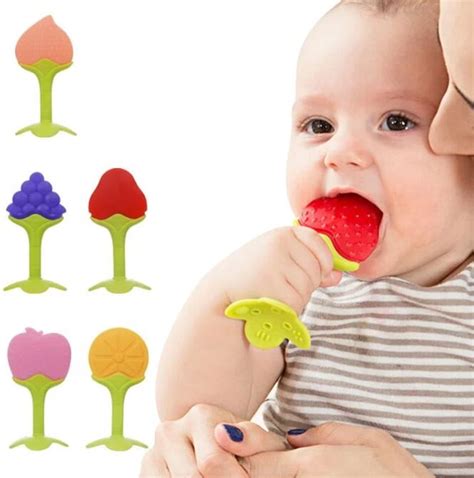 Baby Teething Toys, 5Pcs Teething Toys Set Teethers Freezer Safe ...