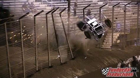 Massive sprint car crash at 360 Oval Nationals - Sprint Videos