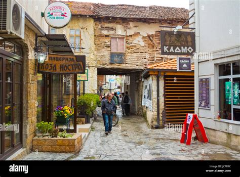 Old town, Ohrid, Macedonia Stock Photo - Alamy