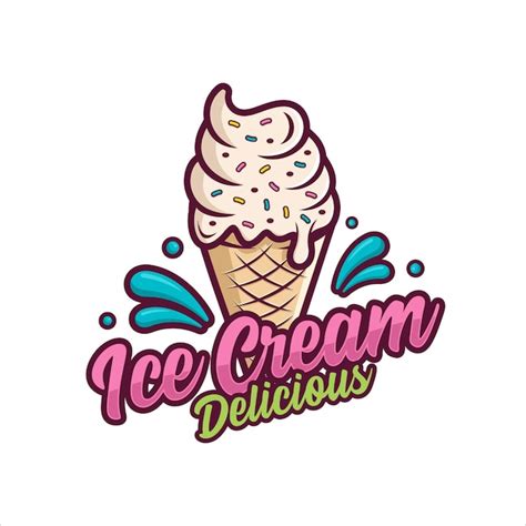 Ice Logo Ice Cream Logo Best Ice Cream Typography Log - vrogue.co