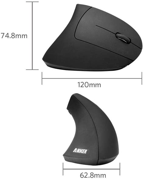 Anker 2.4G Wireless Vertical Ergonomic Optical Mouse - Anker US