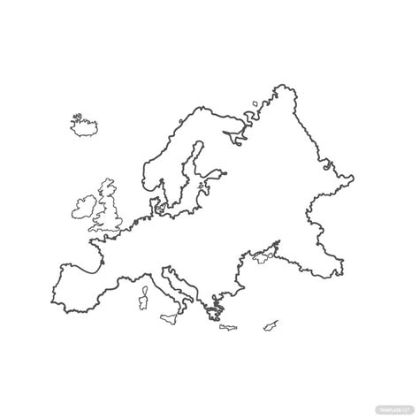 Outline Map Of Europe Clipart Free To Use Clip Art Resource Clipart | Porn Sex Picture