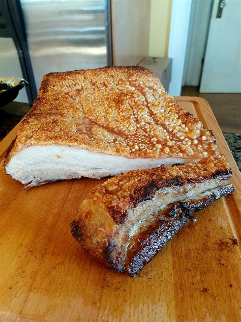 5 lbs of crispy roast pork belly : r/FoodPorn