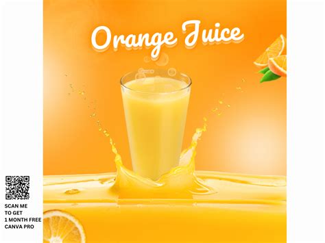 Orange juice template by Centre_Design on Dribbble