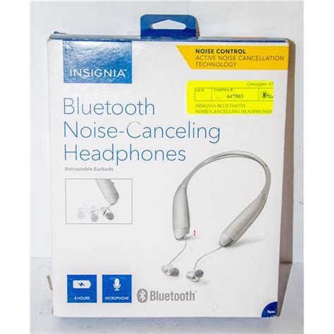 INSIGNIA BLUETOOTH NOISE-CANCELLING HEADPHONES