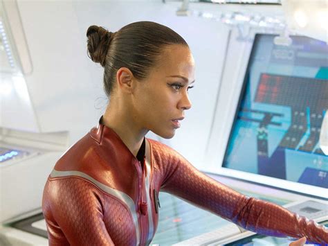 Zoë Saldaña Climbed Into Lt. Uhura's Chair, Reluctantly : Code Switch : NPR