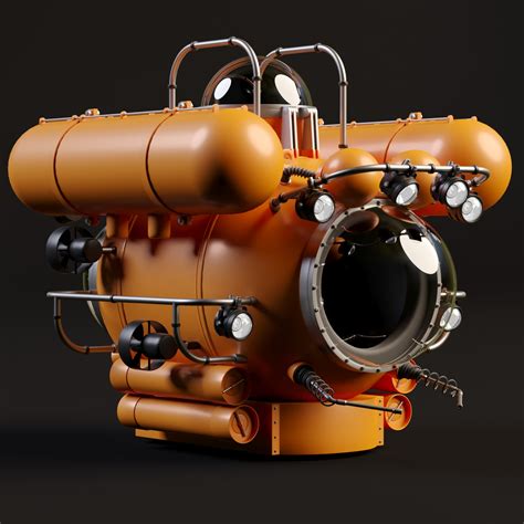 Bathyscaphe Trieste 3D Model $99 - .max .obj .fbx - Free3D