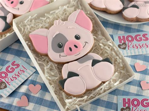 How to Make Adorable Pig Cookies for Valentines Day