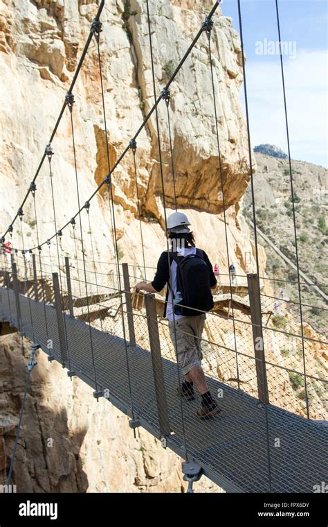 Hiking the Caminito del Rey Stock Photo - Alamy