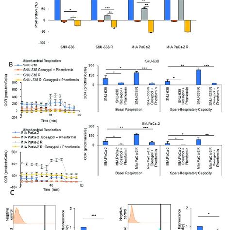 Anticancer drug treatment in combination with OxPhos inhibitors showed ...