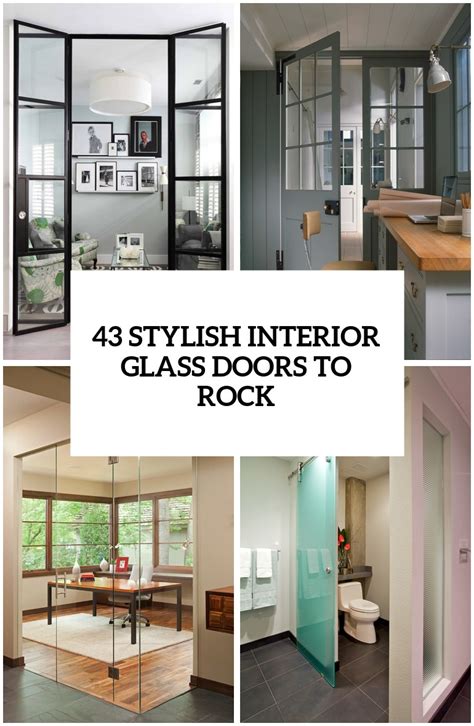 33 Stylish Interior Glass Doors Ideas To Rock - DigsDigs