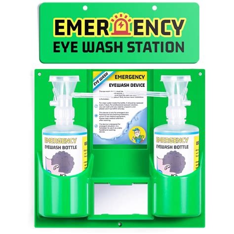 Buy Eye Wash Station Portable Eye Wash Kit for Emergency, Emergency Eye Wash Station with Two ...