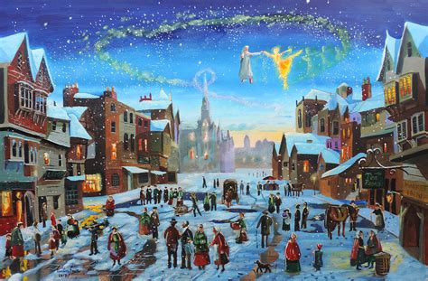 A Christmas Carol Painting by Gordon Bruce - Pixels