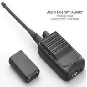 Wireless spy microphone recorder