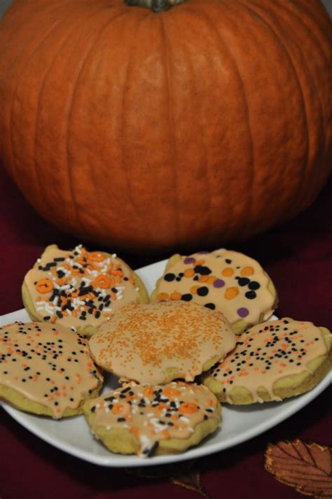 Double Pumpkin Cut-Out Cookies | Wishes and Dishes