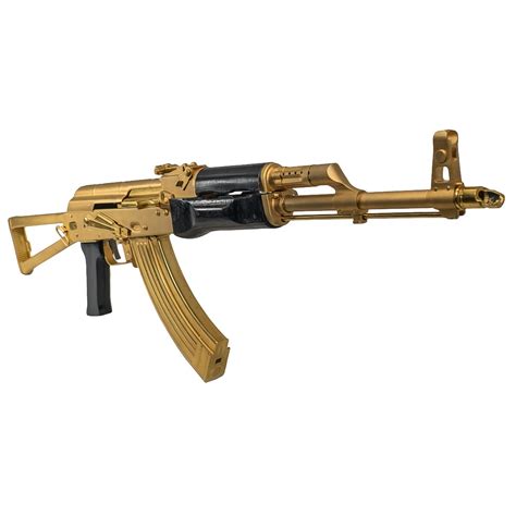 TSS AK-47 AKM 7.62×39 24 Karat Gold Plated – Texas Shooter's Supply