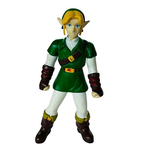 Legend of Zelda Link Action Figure BD&A Ocarina Vtg Nintendo - Etsy