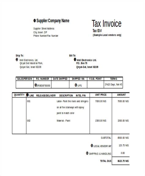 FREE 35+ Invoice Forms in MS Word | PDF