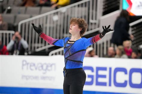 Ilia Malinin skates to first U.S. title despite falling on signature quadruple axel - The Japan ...