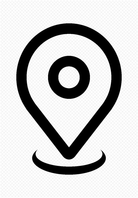 Address Location Map Black Icon Symbol Download PNG | Citypng