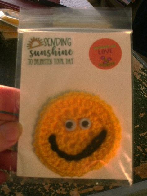 Crochet Smiley Face - Folksy