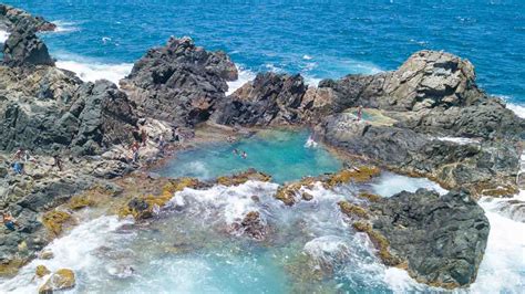 Aruba Natural Pool aerial photo - GETTING STAMPED