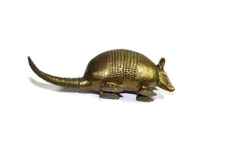 Brass Armadillo Gold Armadillo Southwestern Decor Armadillo - Etsy