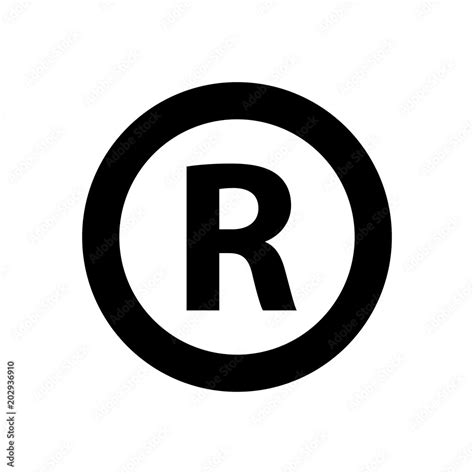 registered trademark symbol Stock Vector | Adobe Stock