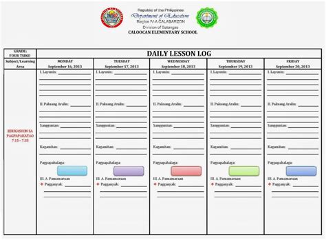 Daily Lesson Log Templates | 8+ Free Printable MS Word Formats, Samples ...