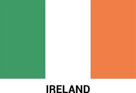 Ireland flag design vector 13367381 Vector Art at Vecteezy