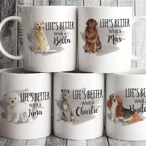 Personalized Dog Mug Dog Coffee Mug Pet Mug Dog Mugs Dog - Etsy