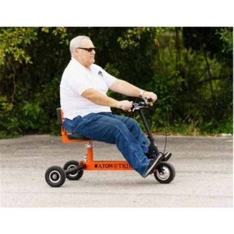 Atom Trike Electric 3 Wheel Folding Scooter– Electric Wheelchairs USA