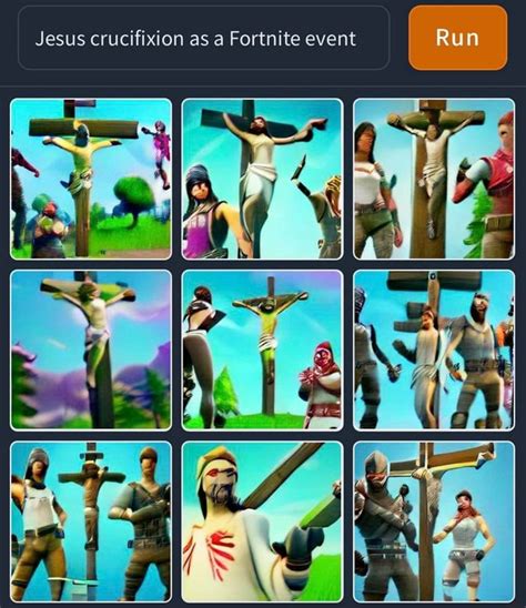 Run Jesus crucifixion as a Fortnite event - iFunny