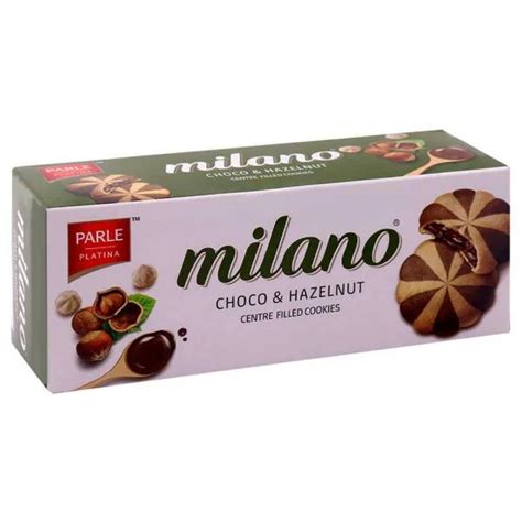 Parle Platina Milano Choco & Hazelnut Centre Filled Cookies 60 g - JioMart