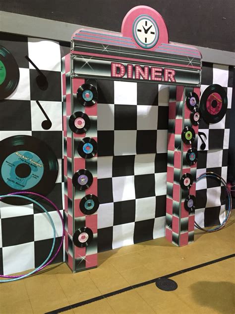 Sock Hop Decor Paper and props from Shindigz.com | 50s theme parties, Sock hop party, Grease ...