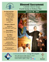 Bulletin – Blessed Sacrament Catholic Church