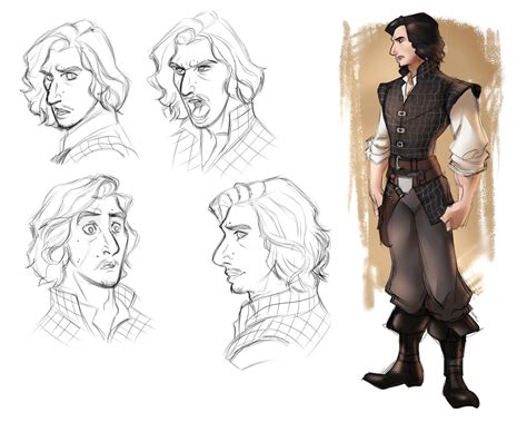 Adam Driver as Flynn Rider / Eugene Fitzherbert in "Tangled" (2-D ...