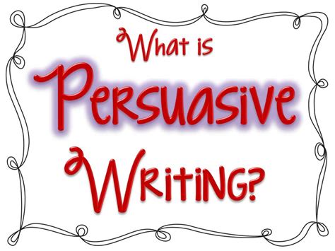 Persuasive Writing - Fun in First