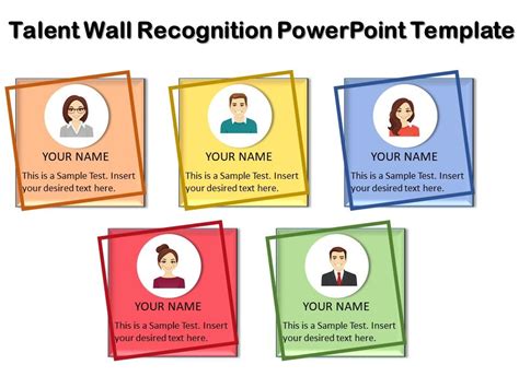 Talent Wall Recognition PowerPoint Template | Powerpoint templates, Powerpoint, Templates