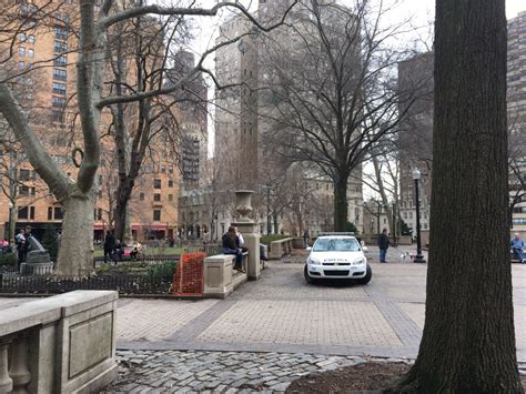 Rittenhouse Square park is afraid of pot so you can't sit on the walls ...